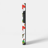 Weihnachtstelefondesign iPhone Hülle (Linke Seite)
