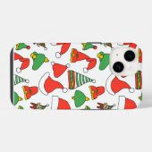 Weihnachtstelefondesign iPhone Hülle (Rückseite (Horizontal))