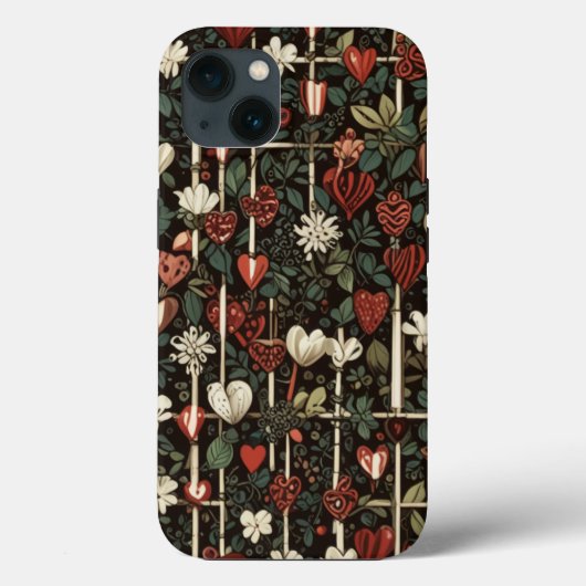 Weihnachtstelefonfälle Case-Mate iPhone Hülle (Rückseite)
