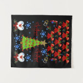 Weihnachtsteppiche Wandteppich (Vorderseite (Horizontal))