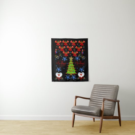 Weihnachtsteppiche Wandteppich (Beispiel)
