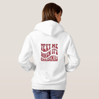 Weihnachtstext Hoodie
