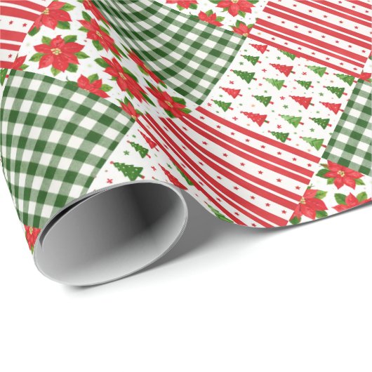 Weihnachtstexturen Geschenkpapier (Rolleneckpunkt)