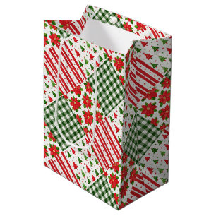 Weihnachtstexturen Mittlere Geschenktüte