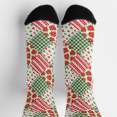 Weihnachtstexturen Socken (Oben)