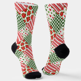 Weihnachtstexturen Socken