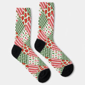 Weihnachtstexturen Socken (Rechts)