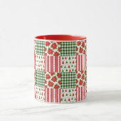 Weihnachtstexturen Tasse (Zentrum)