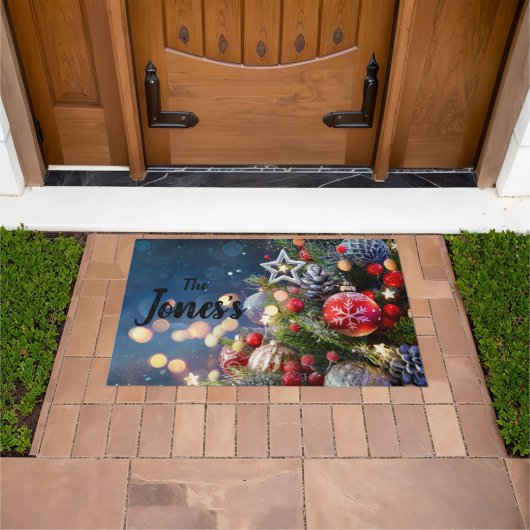 Weihnachtsthema Custom Door Mat Fußmatte (Außenbereich)