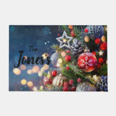 Weihnachtsthema Custom Door Mat Fußmatte (Vorderseite)