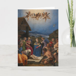 Weihnachtsthema Geburt Karte