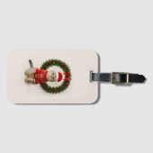 Weihnachtsthema gepäckanhänger (Vorderseite (Horizontal))