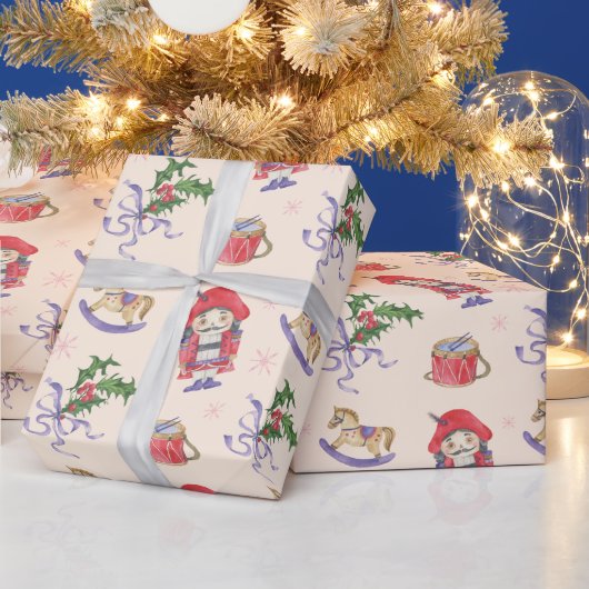 Weihnachtsthema Geschenkpapier (Feiertage)