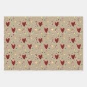 Weihnachtsthema handGezeichnet Nahtloses Muster Geschenkpapier Set (Vorderseite 2)