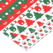 Weihnachtsthema Kurzer Tischläufer (Ecke)