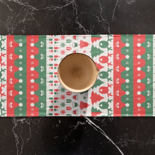 Weihnachtsthema Kurzer Tischläufer