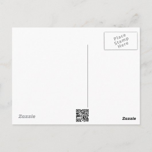 Weihnachtsthema mit 2 Weihnachtsballen... Postkarte (Rückseite)