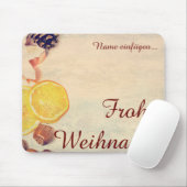 Weihnachtsthema mit Früchten... Mousepad (Mit Mouse)