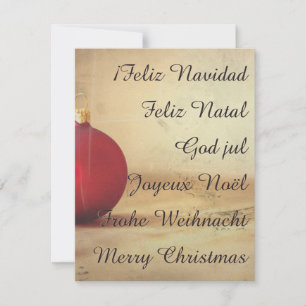Weihnachtsthema mit Weihnachtsball