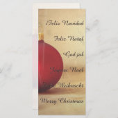 Weihnachtsthema mit Weihnachtsball (Vorne/Hinten)