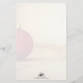 Weihnachtsthema mit Weihnachtsball (Rückseite)