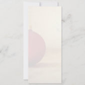 Weihnachtsthema mit Weihnachtsball (Rückseite)