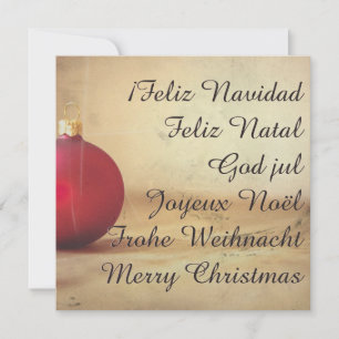 Weihnachtsthema mit Weihnachtsball