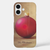 Weihnachtsthema mit Weihnachtsball Case-Mate iPhone Hülle (Rückseite)