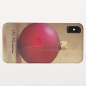 Weihnachtsthema mit Weihnachtsball Case-Mate iPhone Hülle (Rückseite (Horizontal))
