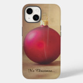 Weihnachtsthema mit Weihnachtsball Case-Mate iPhone Hülle (Rückseite)