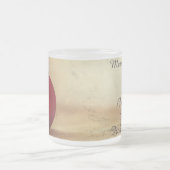 Weihnachtsthema mit Weihnachtsball Mattglastasse (Mittel)