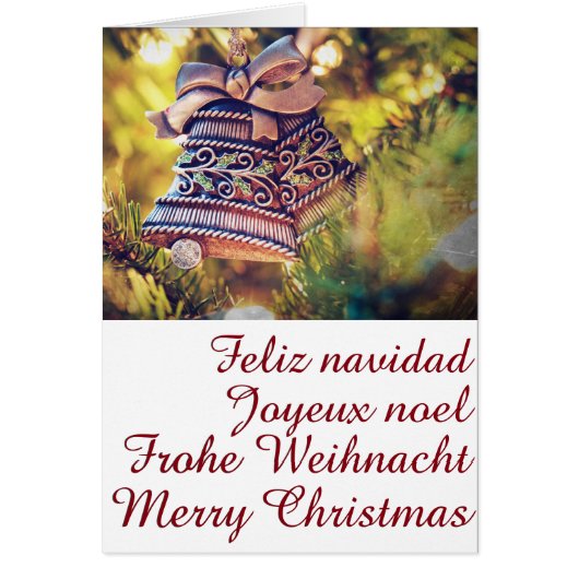 Weihnachtsthema mit zwei Glocken (Vorne)