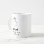 Weihnachtsthema Motivierend Zitat Kaffeetasse (Vorderseite Links)