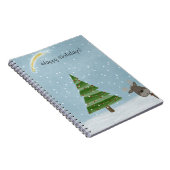 Weihnachtsthema Notizblock (Rechte Seite)