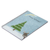 Weihnachtsthema Notizblock (Linke Seite)