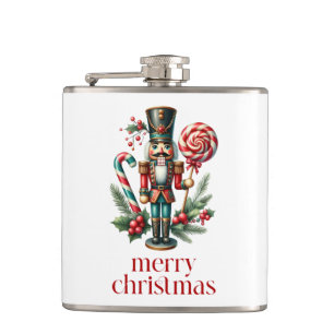 Weihnachtsthema Nutcracker Candy Cane Custom Text Flachmann