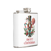 Weihnachtsthema Nutcracker Candy Cane Custom Text Flachmann (Rechts)