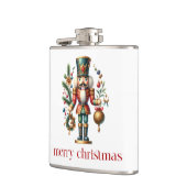Weihnachtsthema Nutcracker Flachmann (Links)