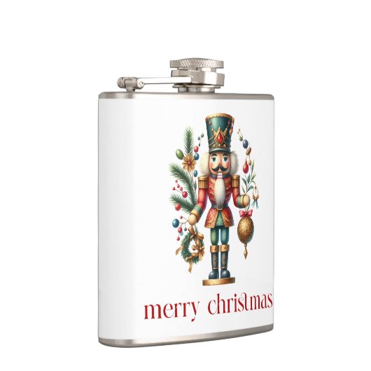 Weihnachtsthema Nutcracker Flachmann (Rechts)