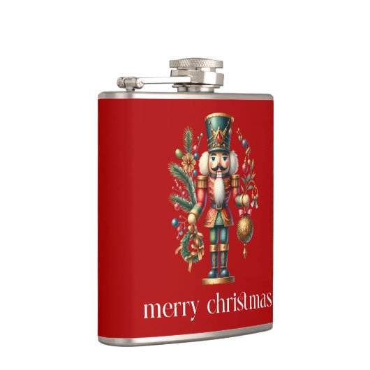 Weihnachtsthema Nutcracker Flachmann (Rechts)