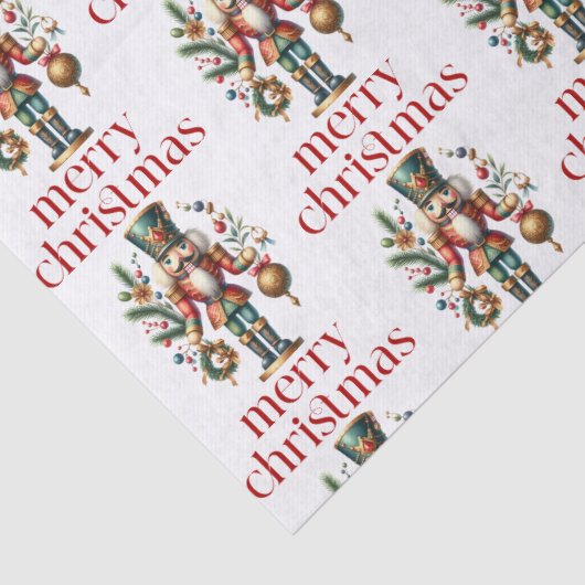Weihnachtsthema Nutcracker Muster Seidenpapier (Detail)
