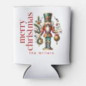 Weihnachtsthema Nutcracker Rote Typografie Dosenkühler (Vorderseite)
