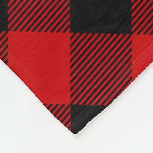 Weihnachtsthema Nutcracker Tartan Fleecedecke (Ecke)