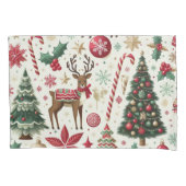 Weihnachtsthema paargröße kissenbezug (Vorderseite-Links)