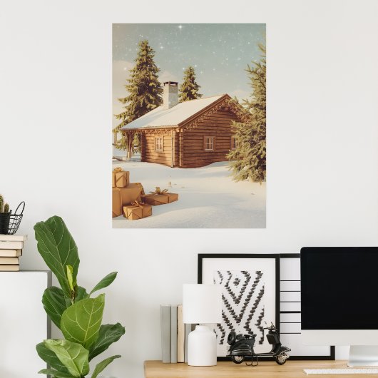Weihnachtsthema Poster (Heimbüro)