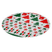 Weihnachtsthema Schneidebrett (Ecke)