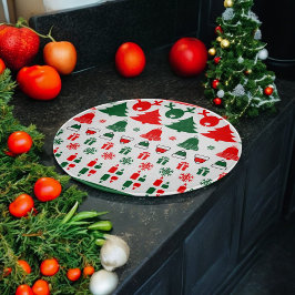 Weihnachtsthema Schneidebrett