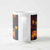 Weihnachtsthema Schöne alte Stadt in Belgien Jumbo-Tasse (Rückseite)
