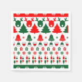 Weihnachtsthema Serviette (Vorderseite)