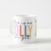 Weihnachtsthema Tasse (Vorderseite Links)